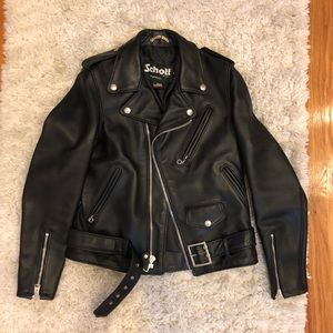 Authentic Schott Leather Jacket sz S